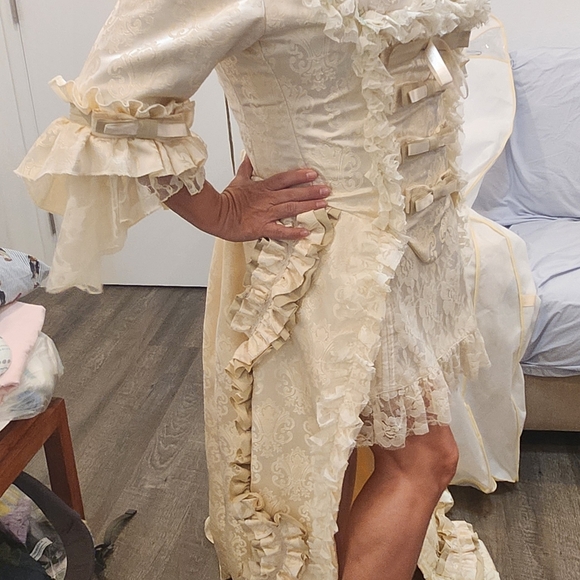 Burleska Marie Antoinette Costume Medieval Victorian lolita Wedding dress - Picture 10 of 16